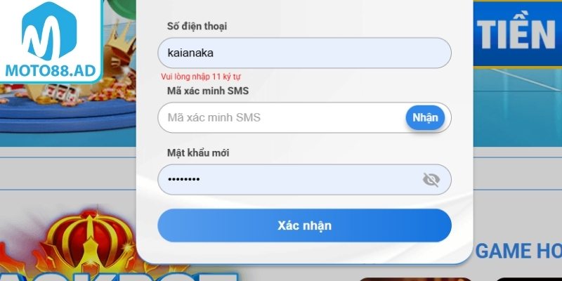 Có thể lấy lại tài khoản Moto88 không
